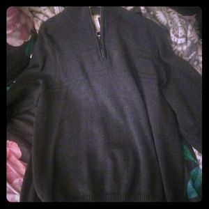 Docker's xxl thick gray sweater zip up